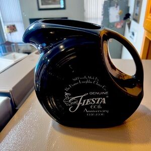 Fiestaware 60th Anniversary Pitcher. EUC